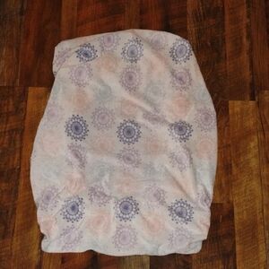 Baby Changing Table Pad Cover In Purple and Pink Design